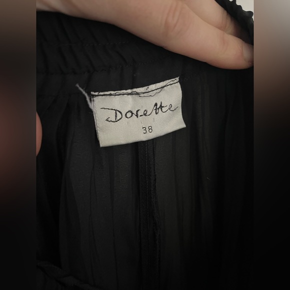 Vintage wide leg sheet pleated pants - Picture 4 of 6